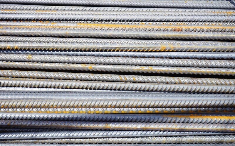 Bundled steel reinforcement bars